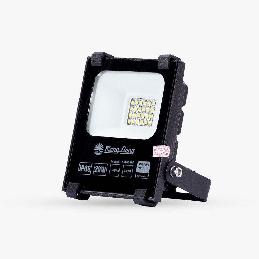 Đèn pha Led ngoài trời 20W chống nước, Đèn pha led Rạng Đông Model: CP06/20W siêu sáng, độ bền cao