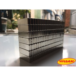 Bộ 30 Viên 10x10x5mm Nam Châm Đất Hiếm Lực Từ Cực Mạnh