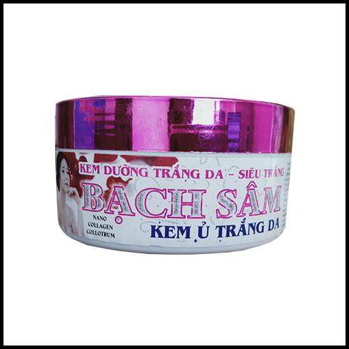 Kem ủ dưỡng trắng da toàn thân Bạch Sâm 250g (Trắng - Tím)[Xả Hàng]