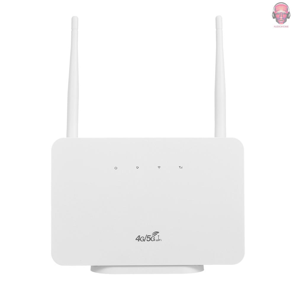 Bộ Phát Sóng Wifi 4g Lte Cpe 300mbps Không Dây Có 2 Khe Thẻ Sim Phích Cắm Uk