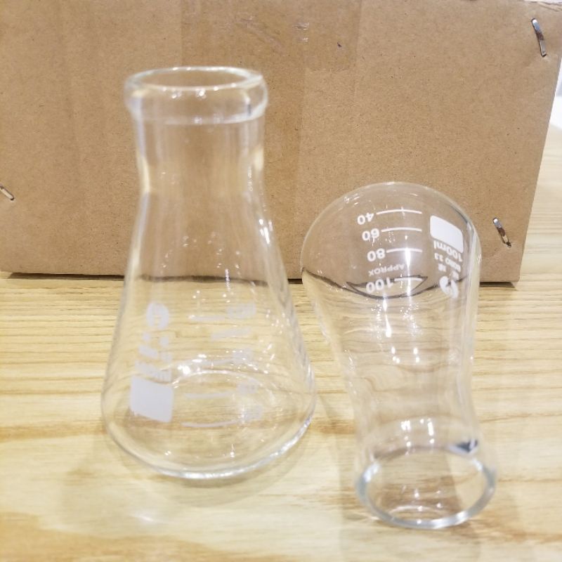 Bình tam giác thủy tinh 100ml