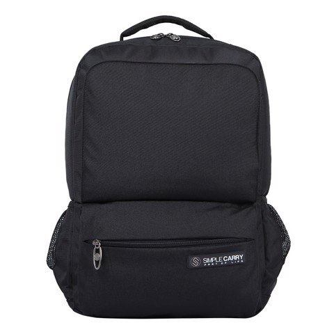 [SIMPLE CARRY CHÍNH HÃNG] Balo laptop 15 inch Hàn Quốc SIMPLE CARRY B2B01 màu đen siêu nhẹ chống nước bảo hành 10 năm