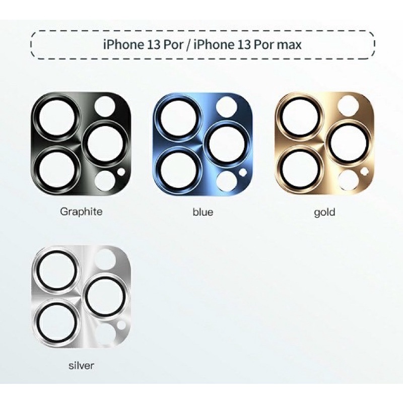 viền bảo vệ camera 13pro/iphone 13promax nguyên cụm chính hãng totu