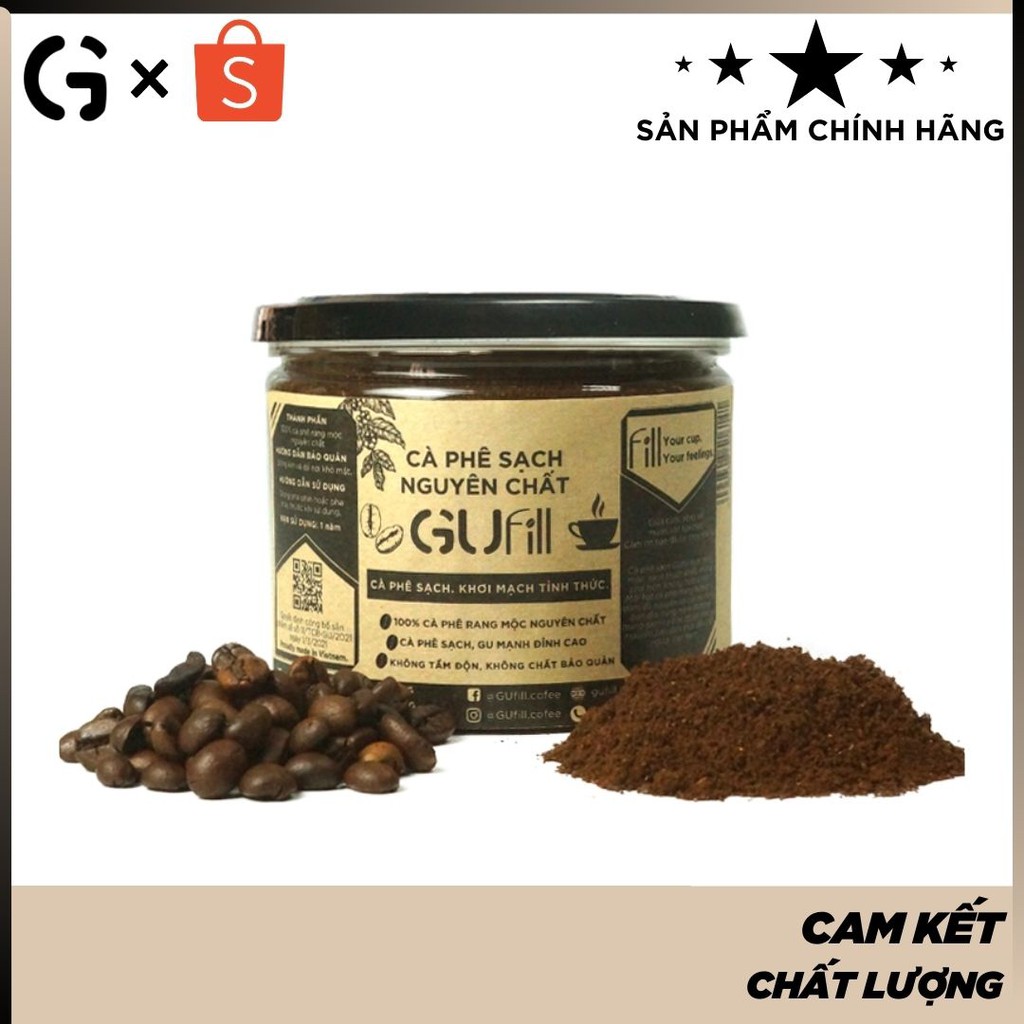 Cà phê sạch nguyên chất GUfill - Cà phê sạch - Khơi mạch tỉnh thức
