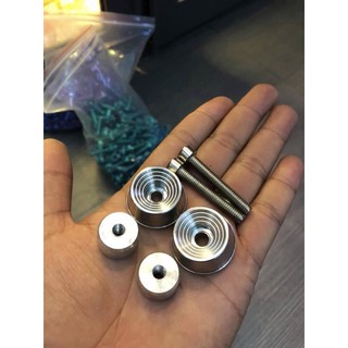 Cặp gù trung inox Cnc bao sáng bóng “ Tặng full phụ kiện “ gắn các loại xe máy