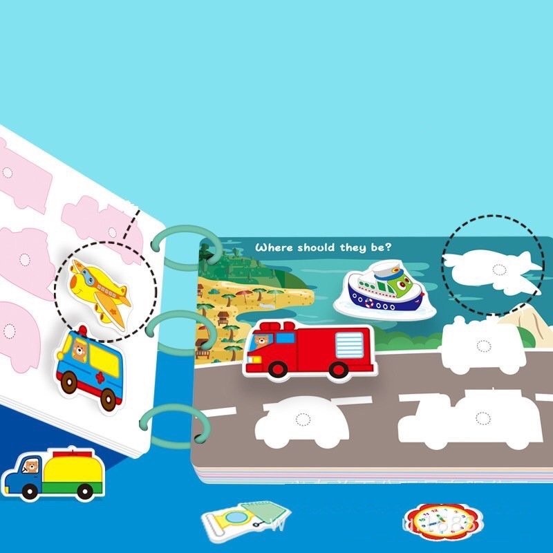 Tranh bóc dán cho bé, sử dụng được nhiều lần với các chủ đề quen thuộc, giáo dục sớm cho bé từ 2 3 4 tuổi