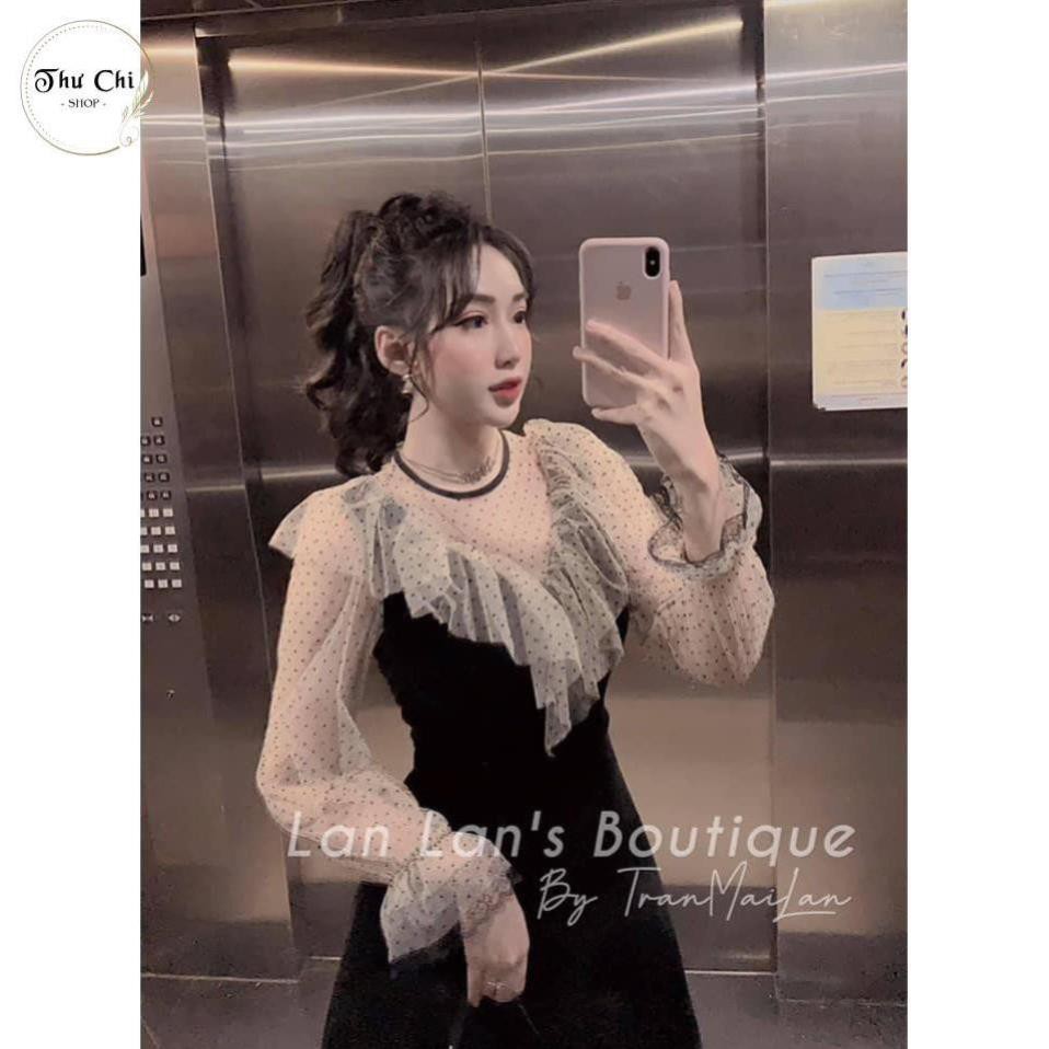 Đầm nữ thời trang phom dưới 55kg hàng mới về thường xuyên