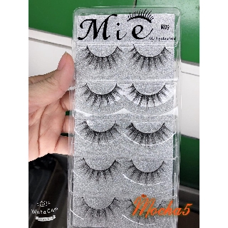 [SIÊU HOT] Mi trang điểm 5 đôi MIE 6D sợi mi mềm mỏng