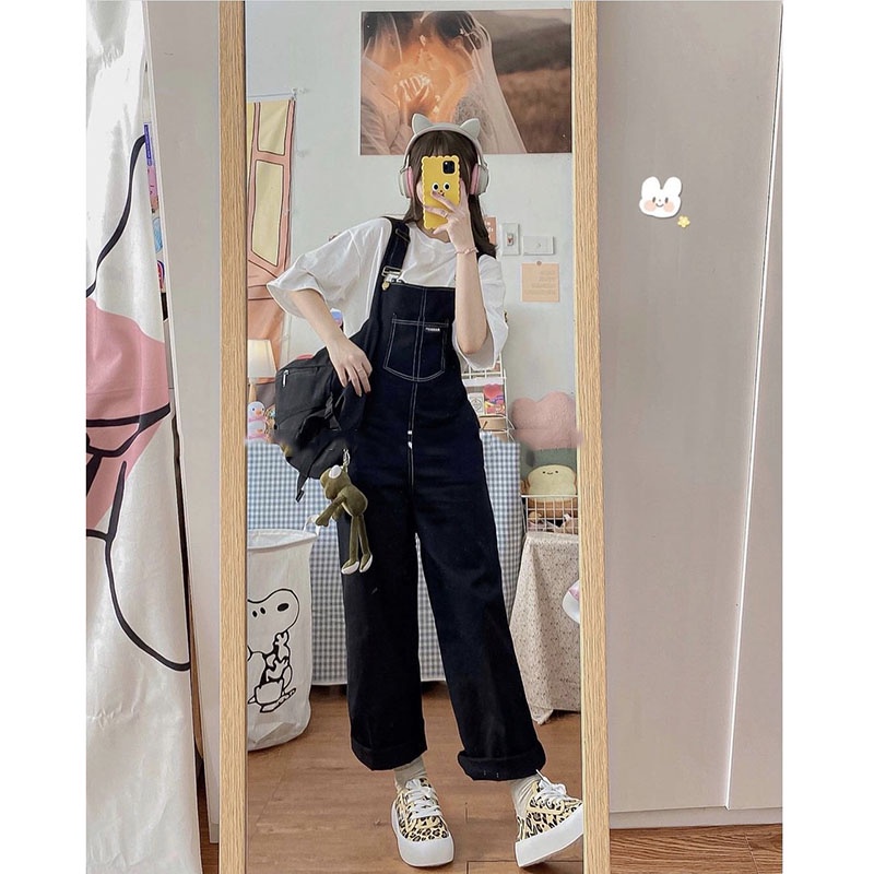 Quần Yếm Kaki Chỉ Nổi Đủ Size Không Kèm Áo M6602- Lolla_Fashion