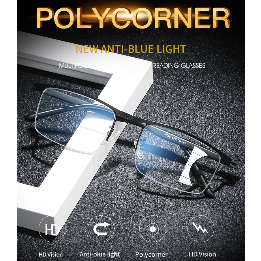 Kính Đọc Sách Đa Năng Có Đèn Xanh Dương +100+150+200+250++300+350+400