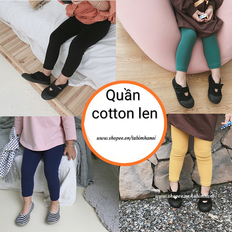 Quần cotton len QATE327 cho bé trai và bé gái