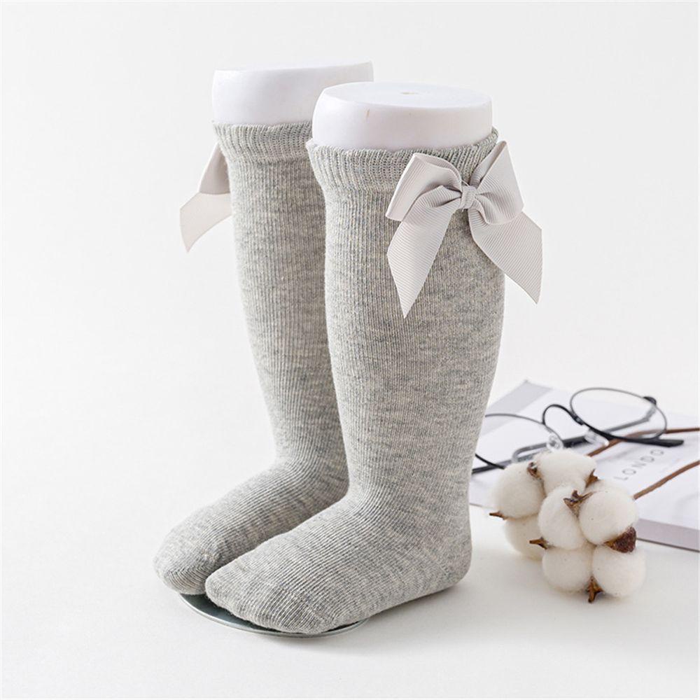 MIHAN1 Tất Lưới Đính Nơ Mềm Mại Cho Bé