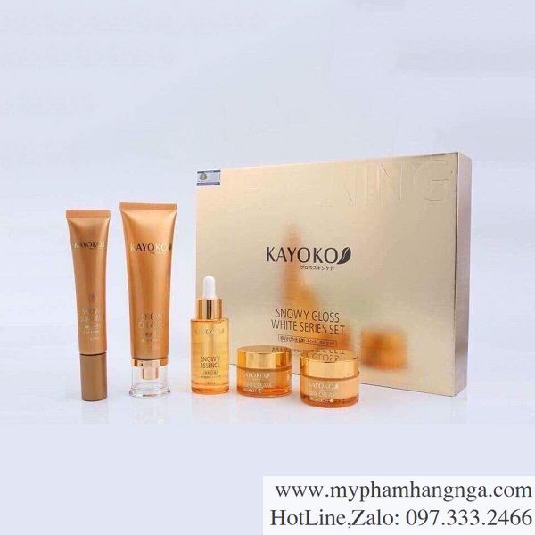 Bộ Mỹ Phẩm Kayoko Vàng 5in1 Nhật Bản