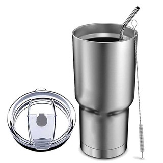 Ly Giữ Nhiệt LOGO STARBUCK  900ml Nắp Chống Tràn + Tặng Kèm Bộ Phụ Kiện 2 ống Hút, Cọ Rửa Và Túi Đựng Thời Trang