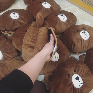 Túi sưởi điện gấu Brown