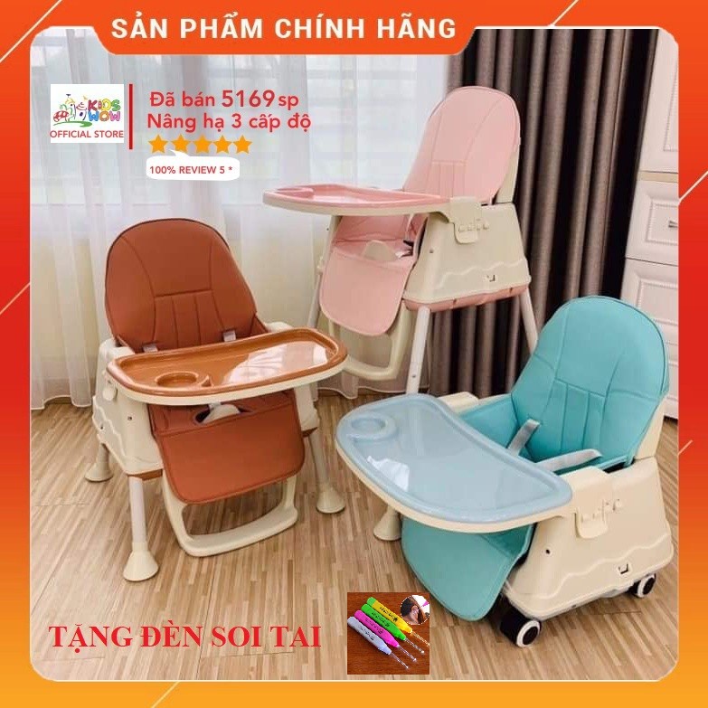 GHẾ ĂN DẶM HANBEI (FULL BỘ ĐỆM VÀ BÁNH XE )