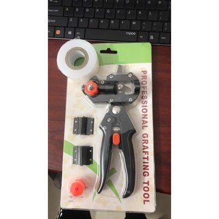Bộ dụng cụ kéo ghép cành cây đa năng và 2 cuộn băng ghép
