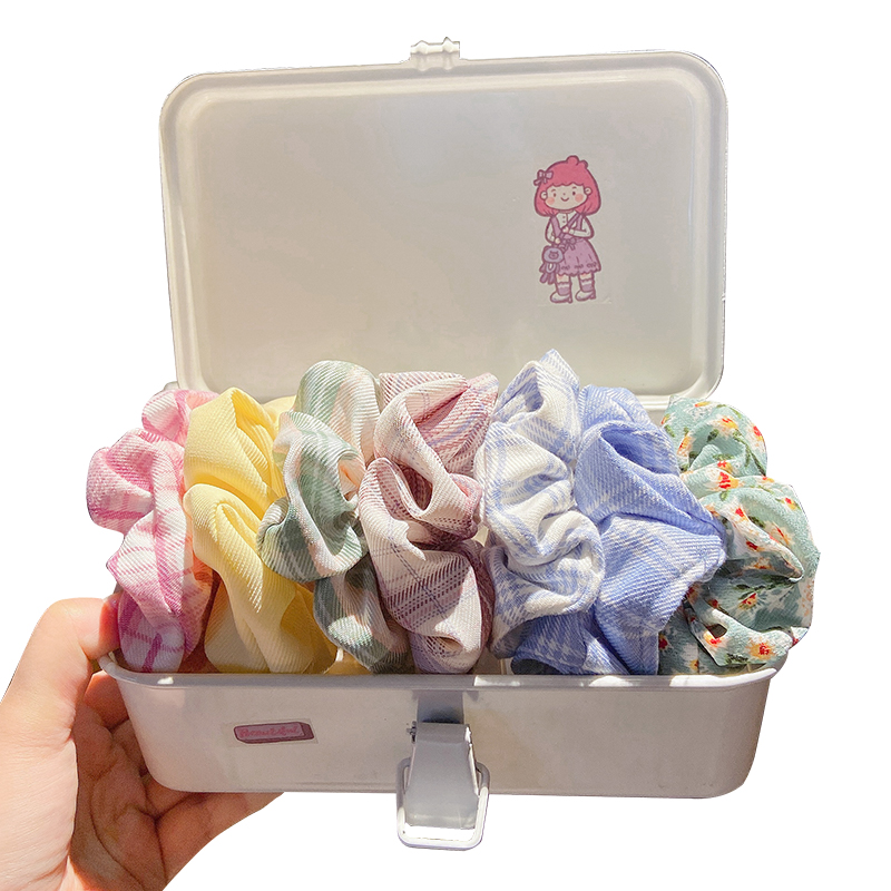 Dây Buộc Tóc Nữ Hình Bánh Donut Dễ Thương