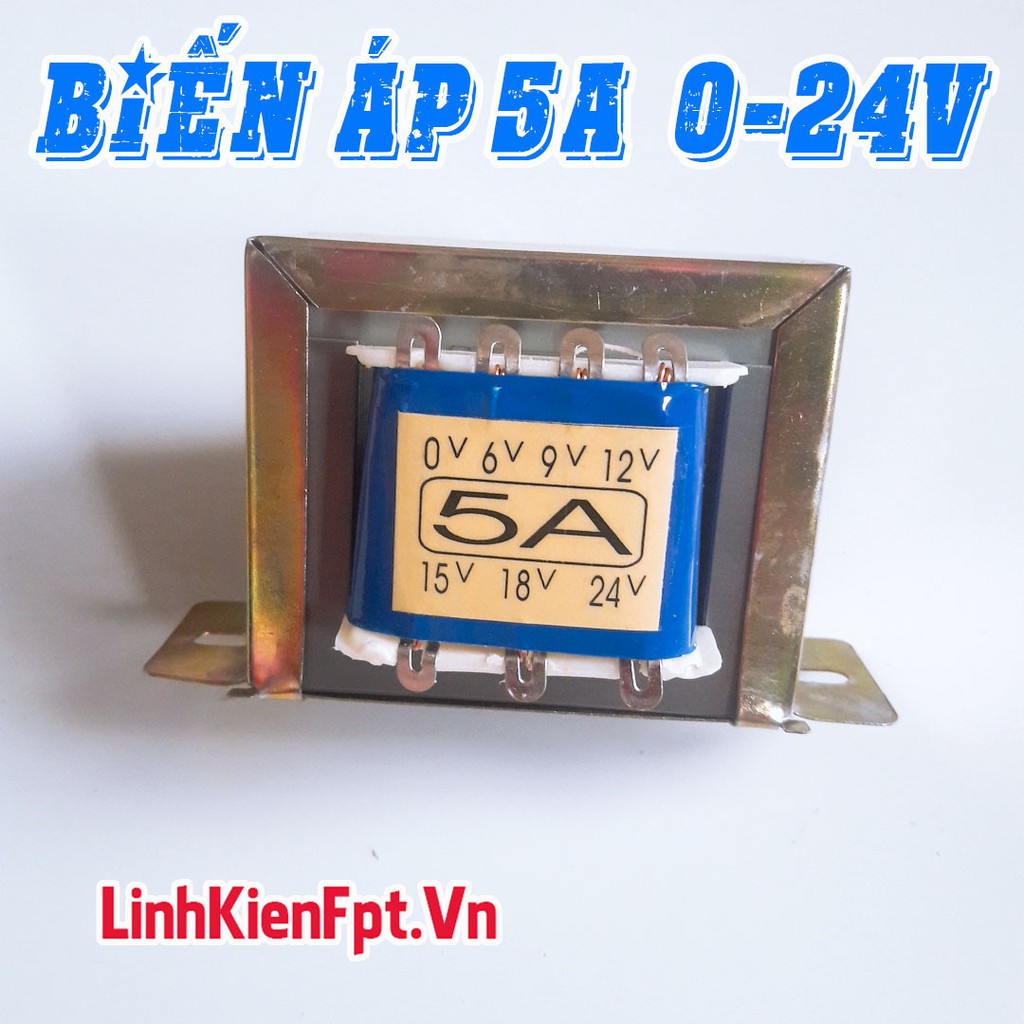 Biến Áp 5A Điện Áp Ra 0-24V Hoạt Động Ổn Định