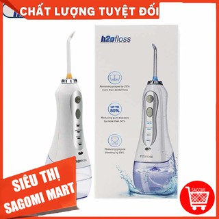 Máy tăm nước h2ofloss hf-6, tăm nước du lịch cầm tay hf6 bảo hành chính hãng sagomi