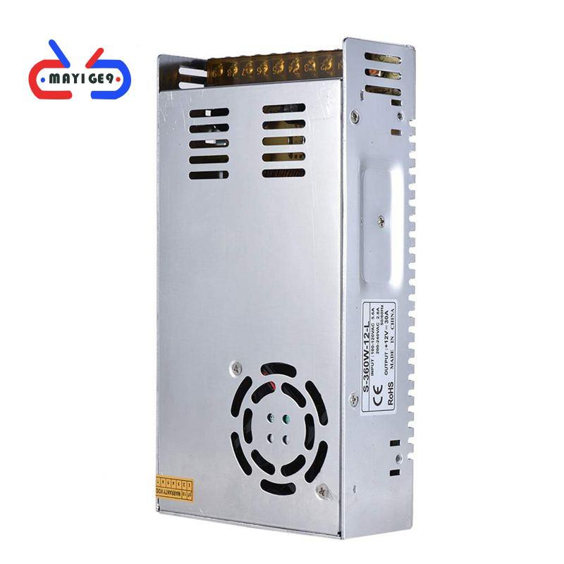 Nguồn Điện Dc 12v 360w 30a Cho Máy In 3d Cr-10 Cr-10S