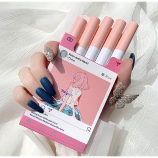 Set 5 cây son kem Mugleen nội địa Trung