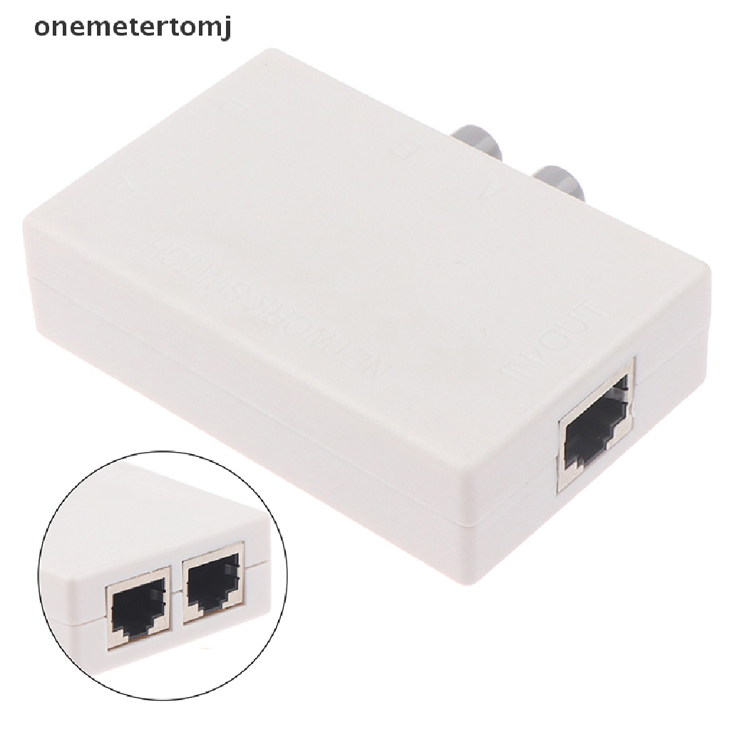 Đầu Chuyển Đổi 2 Cổng RJ45 RJ-45 Ethernet Network Box