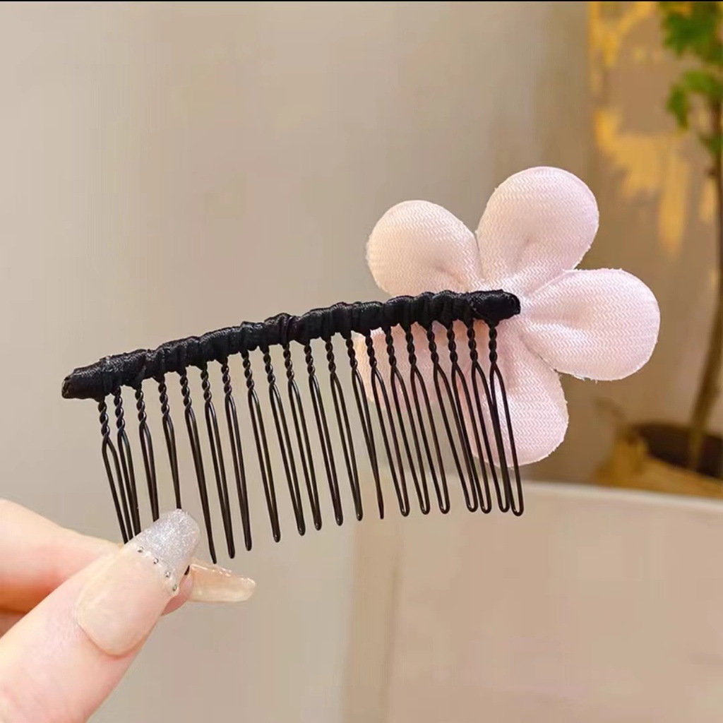 Kẹp Tóc Đính Kim Sa Hình Hoa Bướm Dễ Thương Phong Cách Hàn Quốc Cho Bé Gái