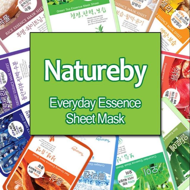 [CÓ SẴN] Mặt nạ dưỡng da Hàn Quốc Esence Natureby Mask Sheet