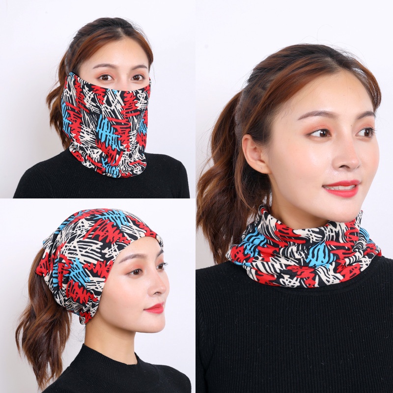 Khăn Chống Năng Đi Phượt Đi Đường, Khăn Quấn Tóc, Quấn Cổ, Che Mặt Đa Năng Cho Nam Nữ