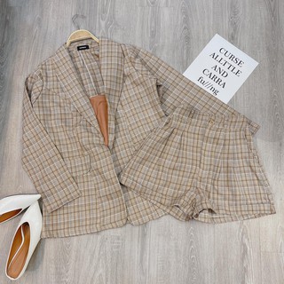 SET VEST CARO 3 món