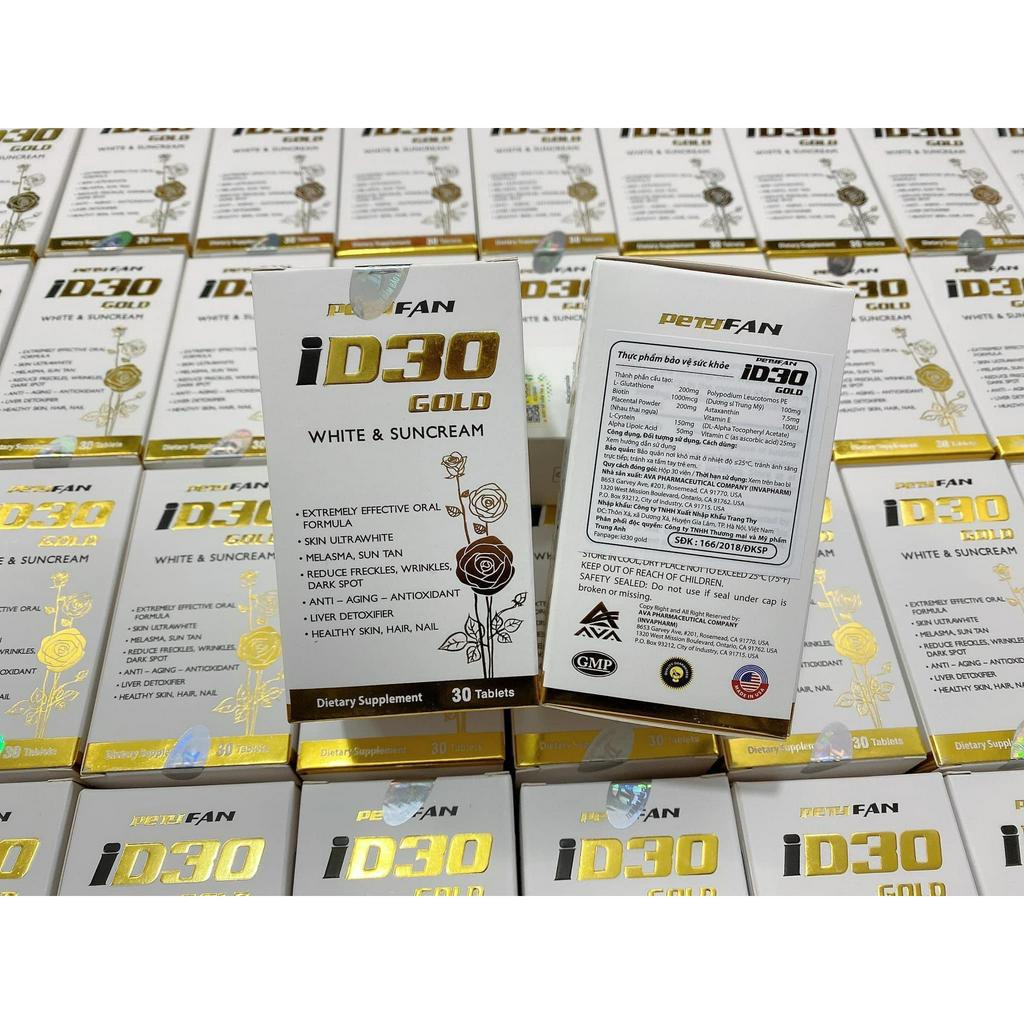 ID30 GOLD VIÊN UỐNG TRẮNG DA - CHỐNG NẮNG