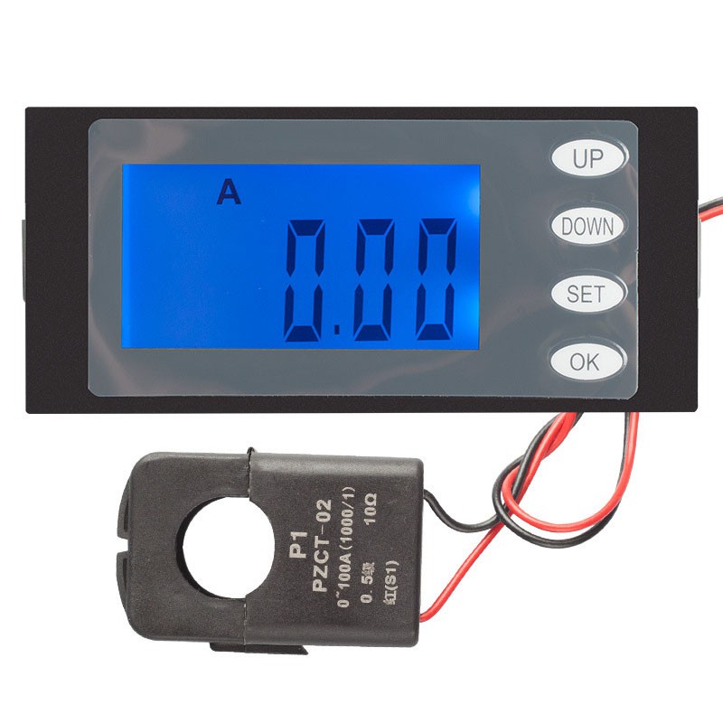 1 Máy Kiểm Tra Đa Năng AC 220V 20A 100A Vôn Kế Kỹ Thuật Số Ampe Kế Volt Amp Watt KWh Thời Gian Điện 