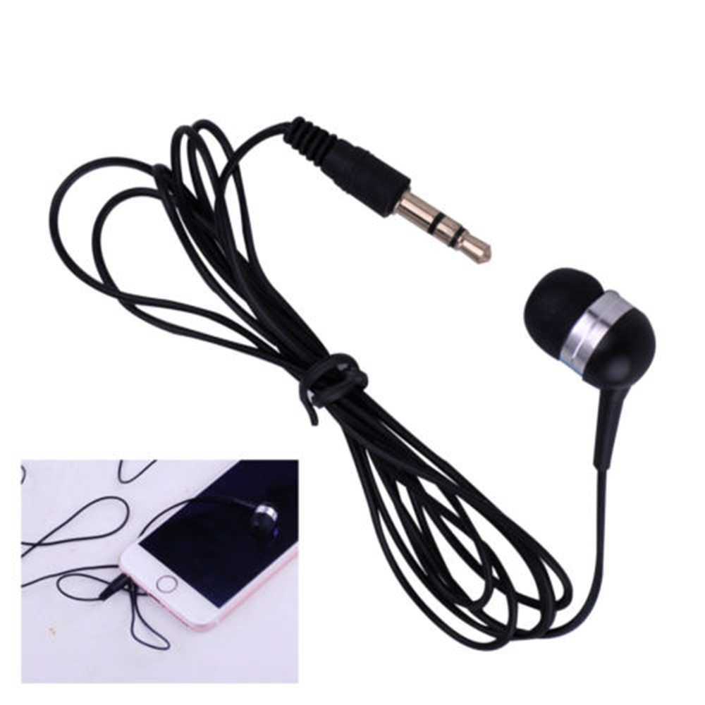 Tai nghe nhét tai giắc cắm 3.5mm một bên dài 1.2m chất lượng cao