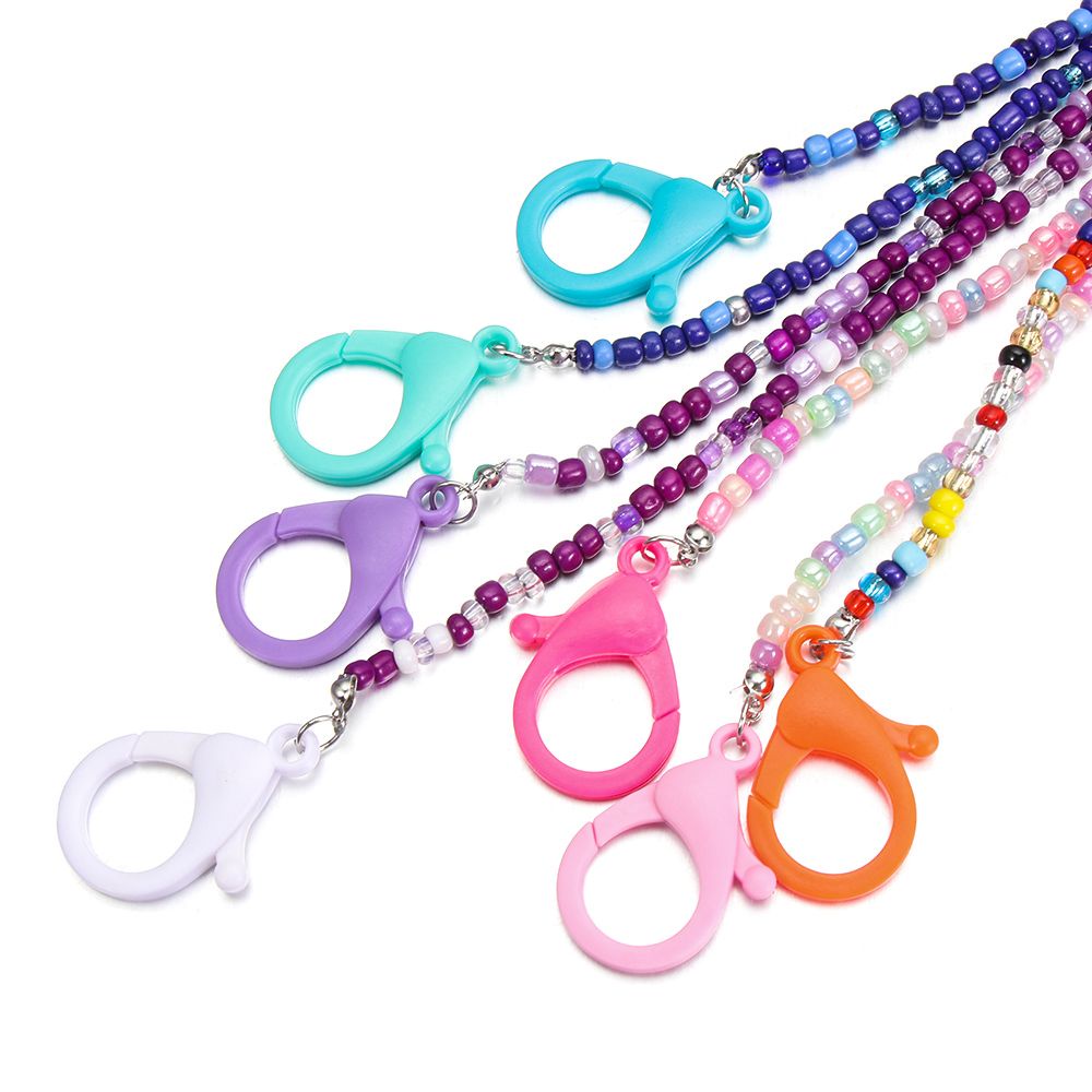 Dây Đeo Cổ Đính Hạt Acrylic Nhiều Màu Thời Trang Bảo Vệ Cho Bé