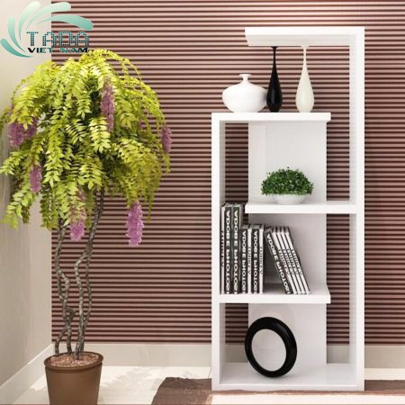 Kệ sách trang trí, kệ sách đứng gỗ rộng 50cm (KS-77)