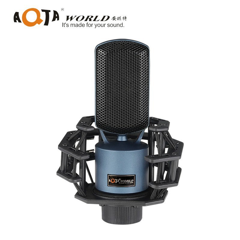 Combo mic livestream karaoke Aqta ALC290 và sound card XOX K10 2020 bản tiếng anh đi kèm chân kẹp màng lọc