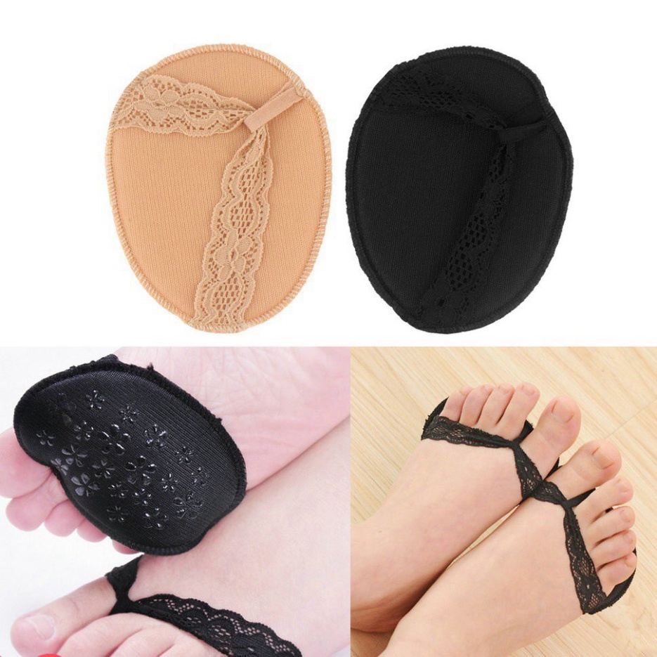 Sale 68% Đệm Nửa Bàn Chân Chống Trượt Khi Đi Giày Cao Gót, Lace（black） Giá Gốc 26000 đ - 1M121-7