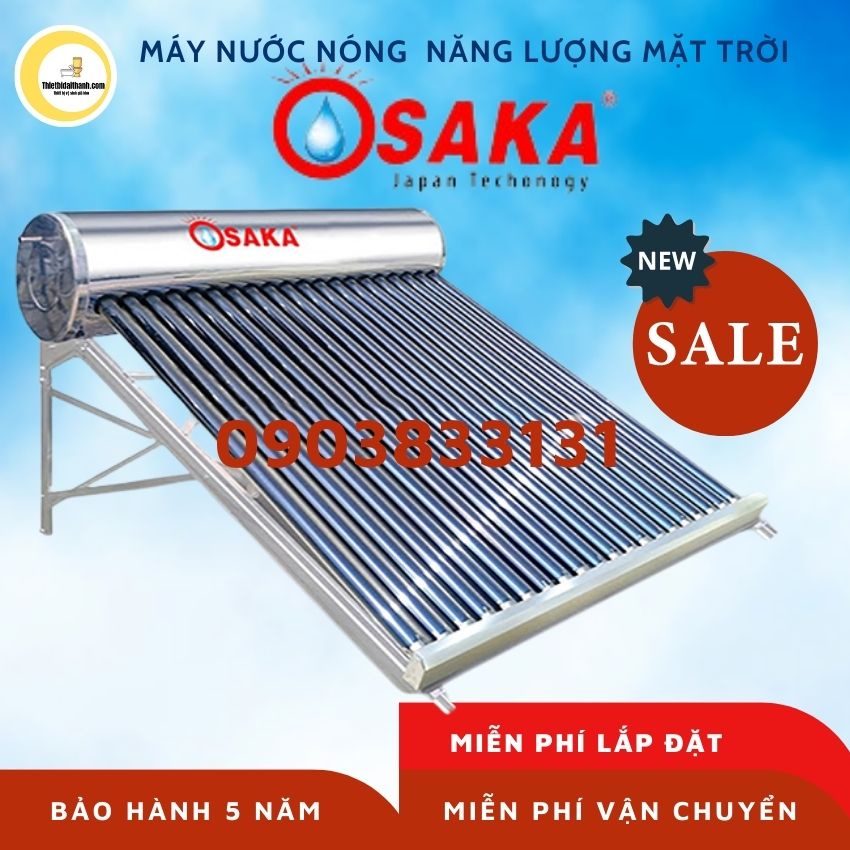 Máy nước nóng năng lượng mặt trời OSAKA 180 lít