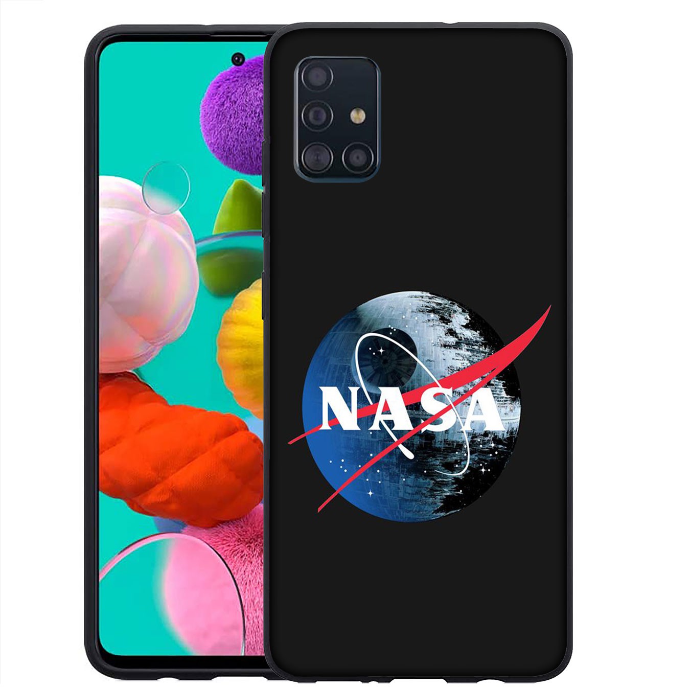 NASA Ốp Lưng Phong Cách Vũ Trụ Cho Oppo Realme 8 Pro C20 C21 V15 Gt Neo 5g 2 A5 Xt X2 A73 A93 F17 Pro Realme8