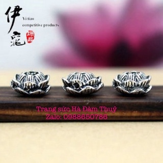 Charm hoa sen bạc thái s925 cao cấp 🥰