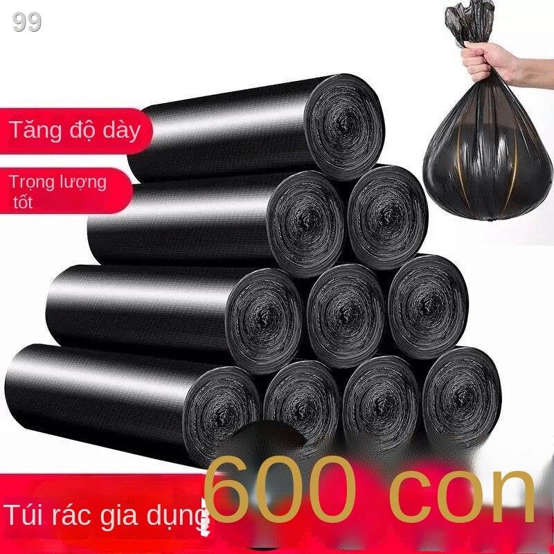 【Giá ưu đãi】Túi rác gia đình áo vest phẳng miệng điểm bị hỏng phòng tắm nhà bếp dày di động nhựa lớn bán buôn