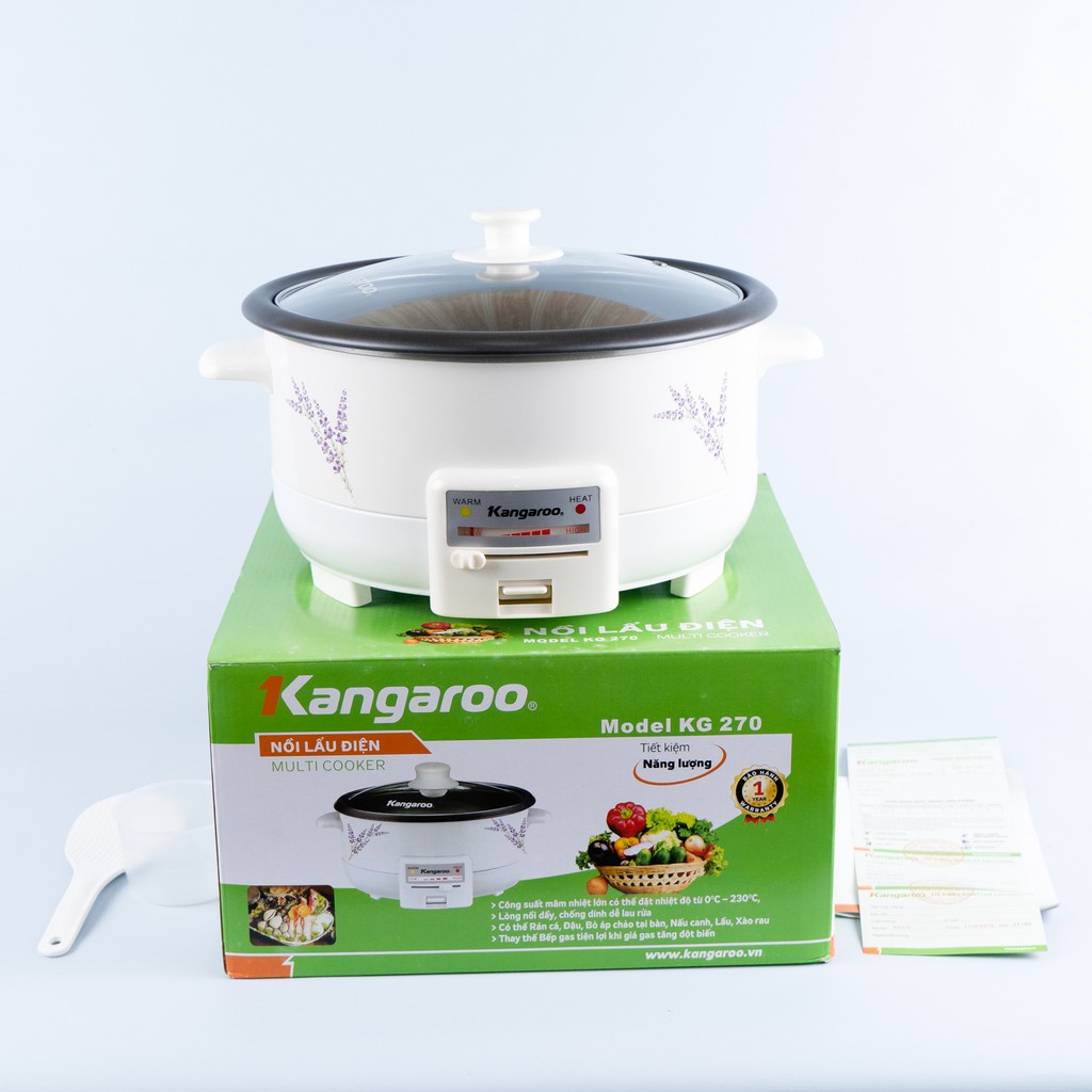 Nồi lẩu điện Kangaroo 3 lít KG270