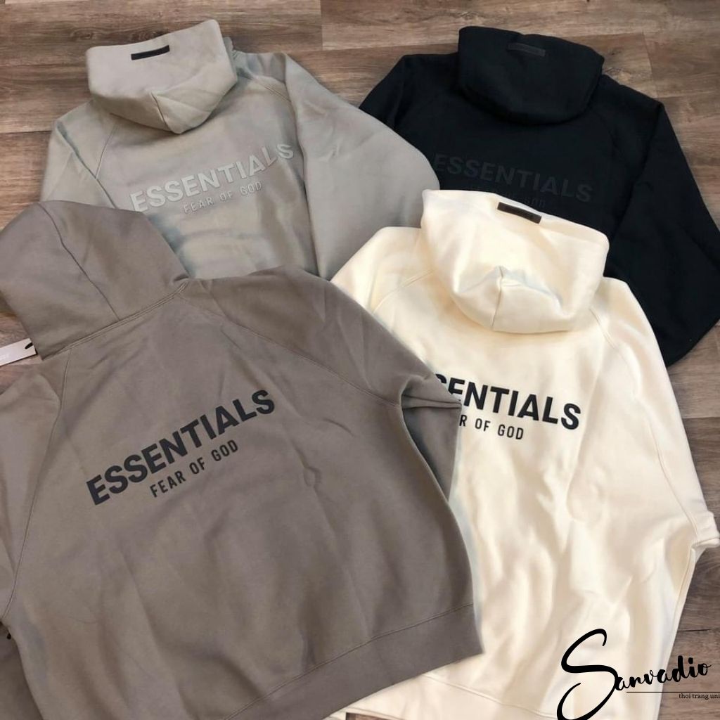 Áo nỉ hoodie nam nữ SANVADIO áo hoodie  unisex hoodie essentials AN209 | BigBuy360 - bigbuy360.vn