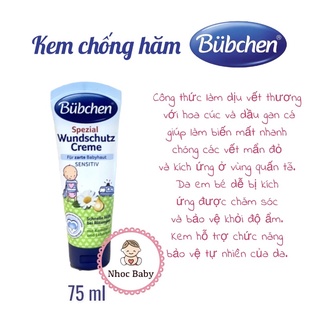 Bubchen kem chống hăm tã cho trẻ từ sơ sinh đức - ảnh sản phẩm 3