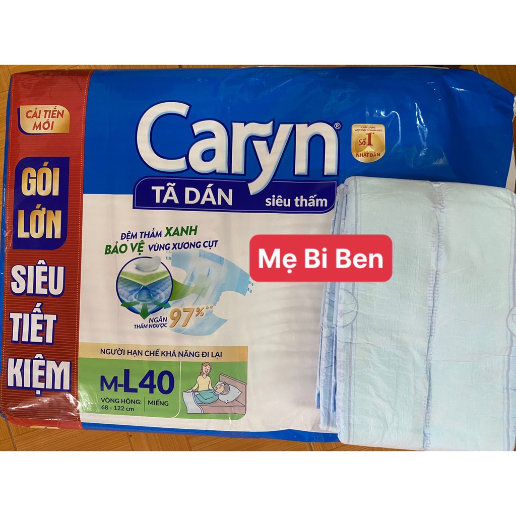 [Bán Lẻ Miếng] Bỉm Dán Caryn Cho Mẹ Sau Sinh Size M/L/XL 1 miếng