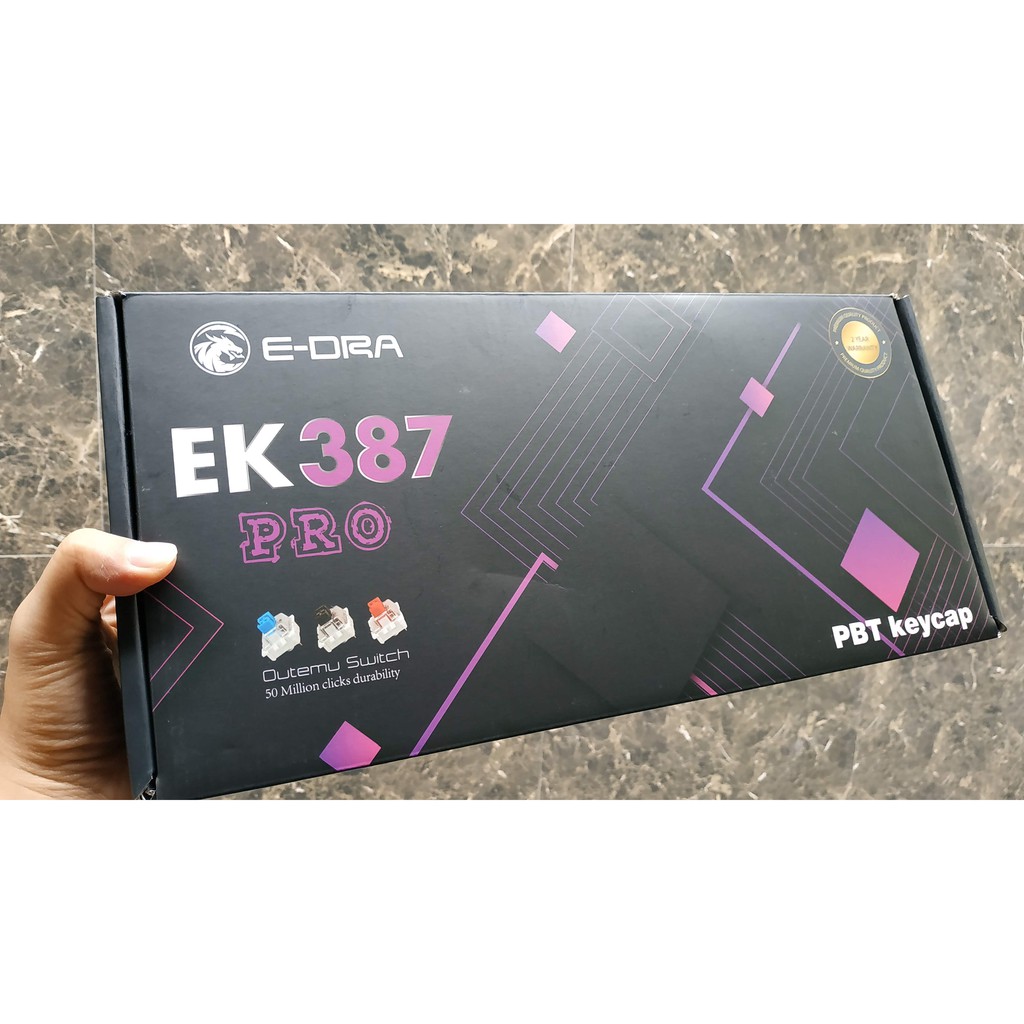 Phím cơ E-Dra EK387 PRO CHERRY version 2021 (keycap PBT SKY DOLCH) - Hàng chính hãng | BigBuy360 - bigbuy360.vn