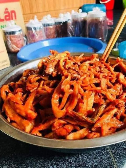 Mắm dưa đu đủ sợi Đặc sản Huế 480gr