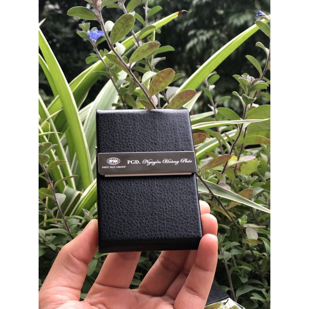 Hộp Đựng Card Visit Bằng Da Pu Cao Cấp HC13