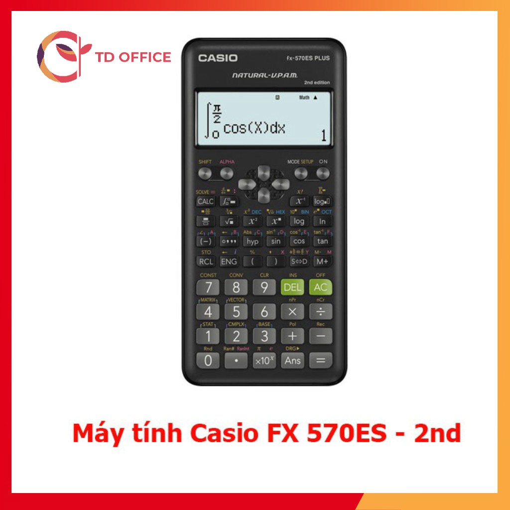 Máy tính cầm tay học sinh  FX 570ES Plus 2nd Editon - máy tính giá rẻ fx 570es plus 2nd